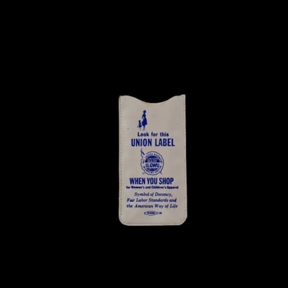 ILGWU Union Label Vintage Sewing Mending Kit Ladies Garment Workers Union